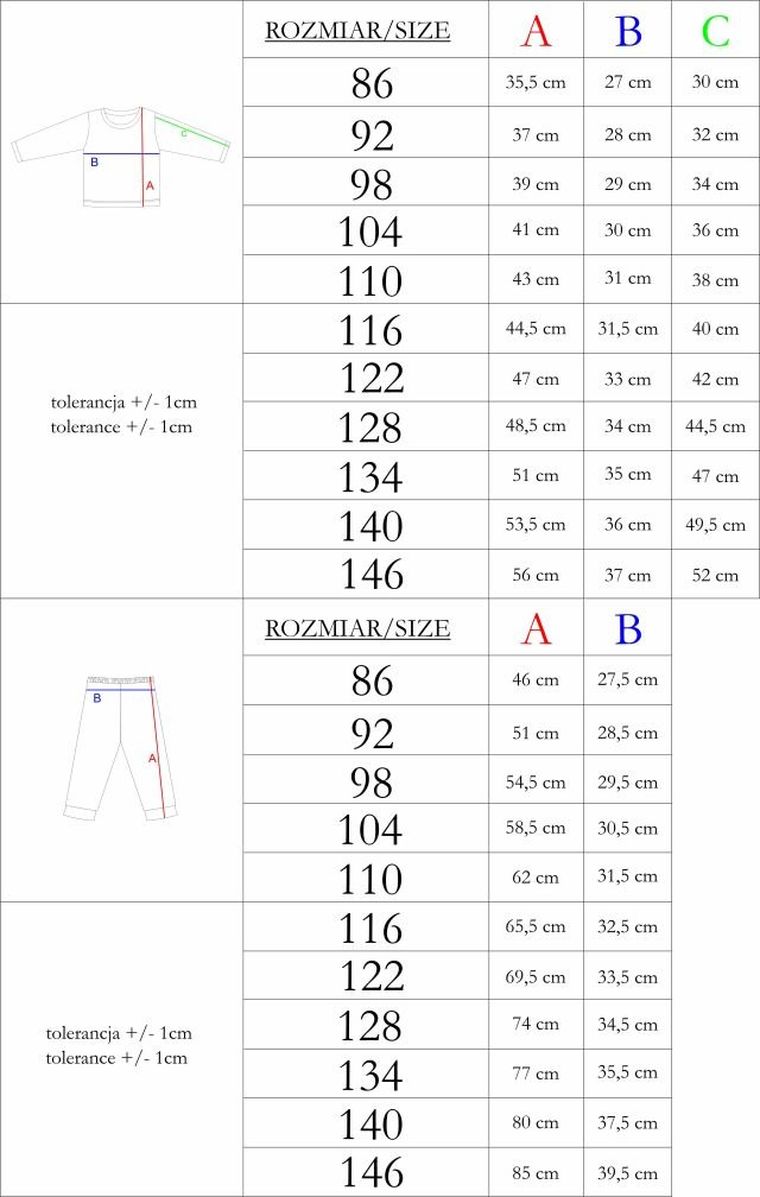 Piżama dziewczęca, biała, Nicol