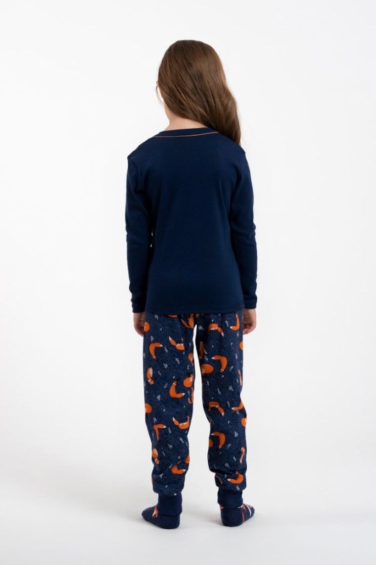 Piżama dziewczęca, granatowa, Wasilla, Italian Fashion