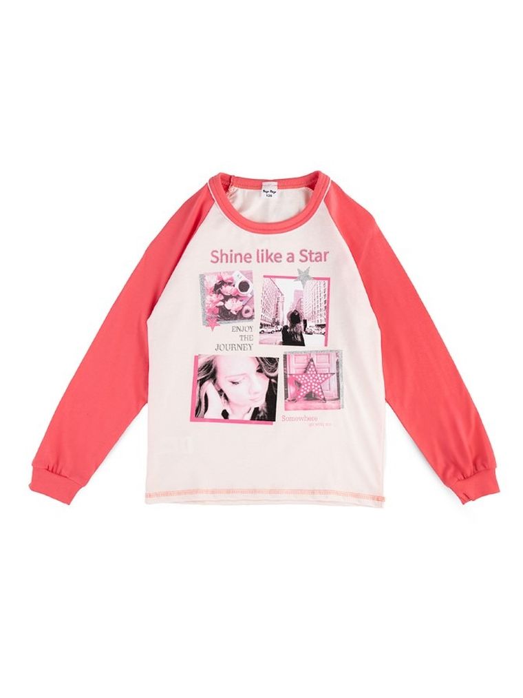 Piżama dziewczęca, różowa, Tup Tup