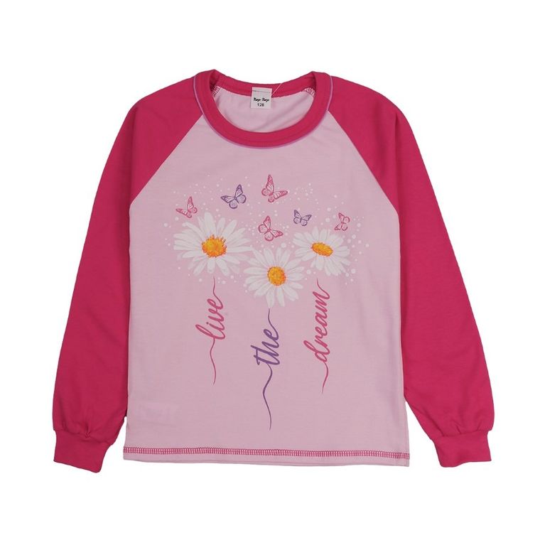 Piżama dziewczęca, różowa, Tup Tup