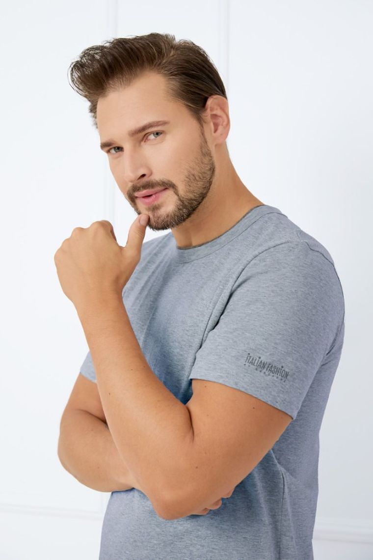 Piżama męska, szara, Italian Fashion