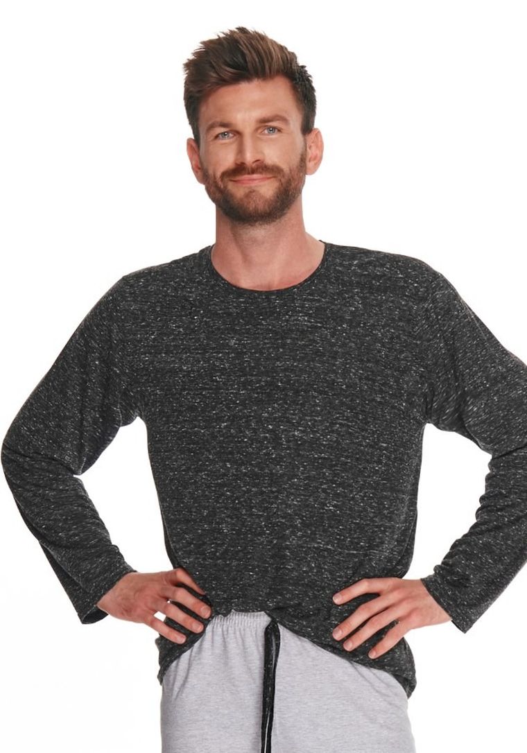 Piżama męska, szara, Vito, Taro