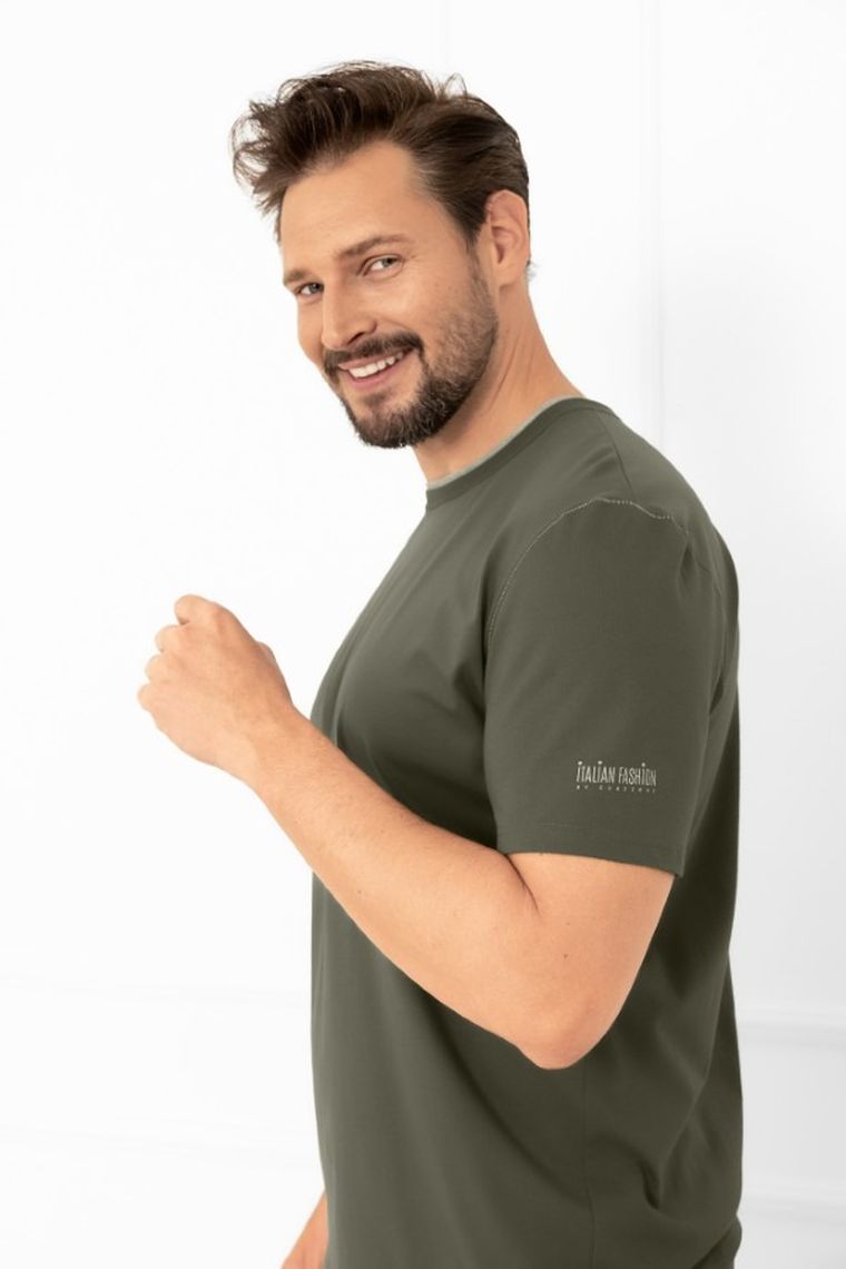 Piżama męska, zielona, Krystian, Italian Fashion