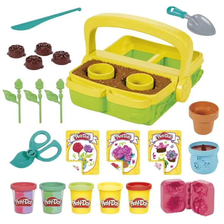 Play-Doh, Kwitnące kwiat, zestaw kreatywny, 5 tub