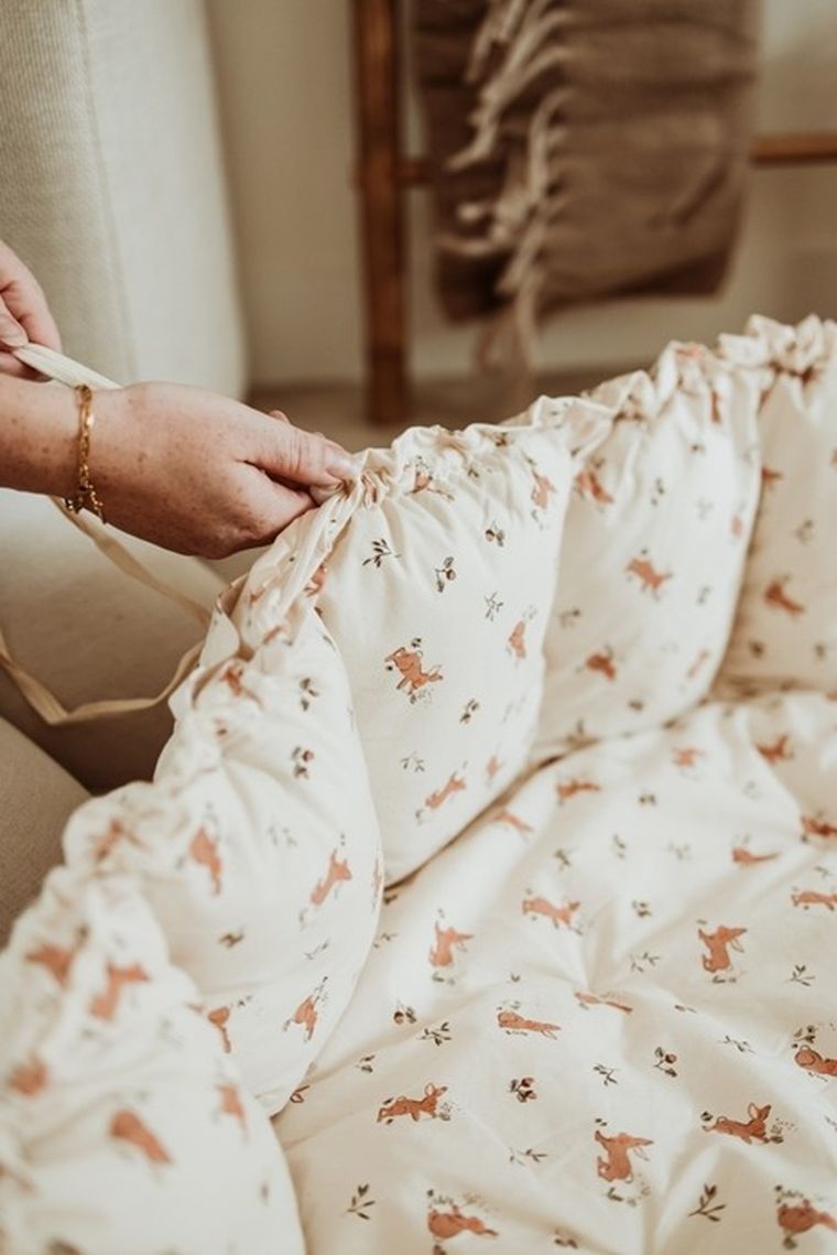 Play&Go, Bloom Organic, mata do zabawy, gniazdo niemowlęce, Rabbit