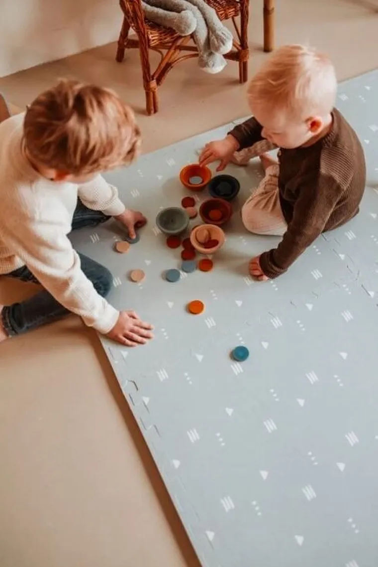 Play&Go, mata piankowa, dwustronna, Roadmap, 120-80 cm