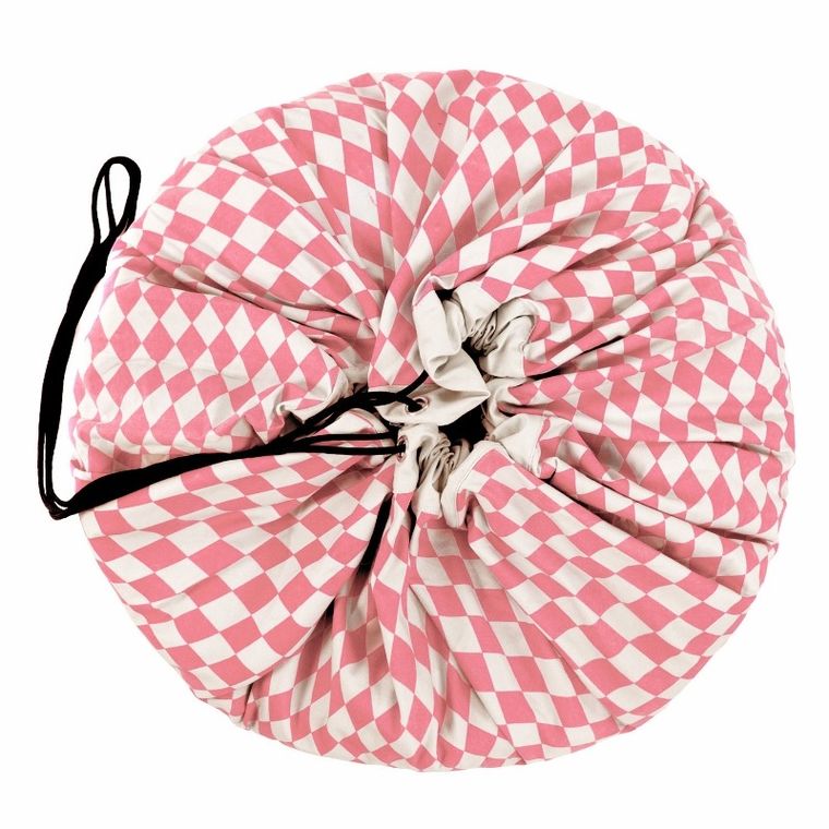 Play&Go, Romby, worek na zabawki, różowy