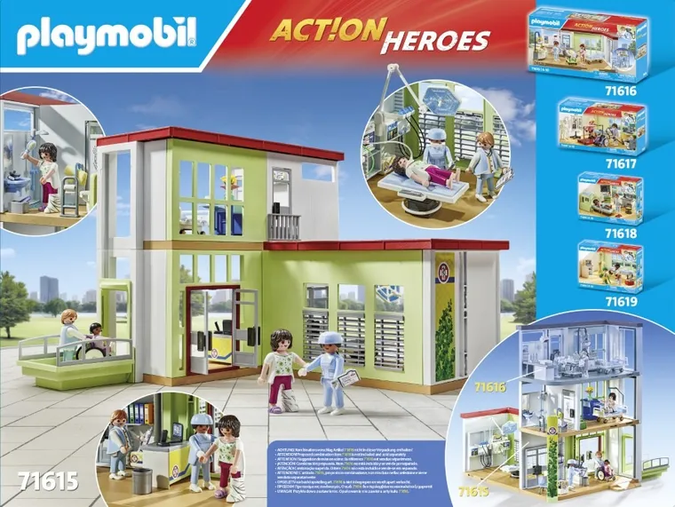 Playmobil, Action Heroes, Nowoczesny szpital, 71615