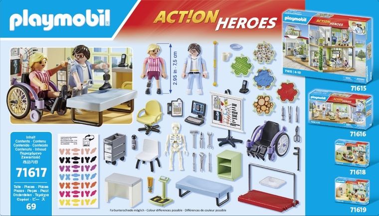 Playmobil, Action Heroes, Oddział ortopedii, 71617
