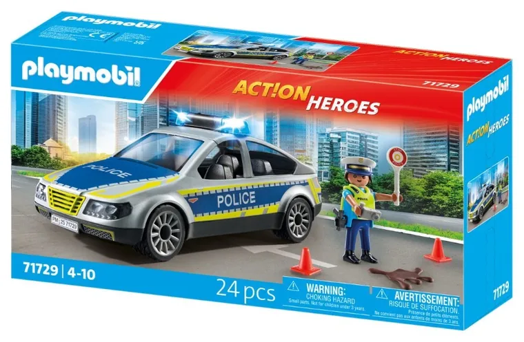 Playmobil, Action Heroes, Radiowóz policyjny, 71729