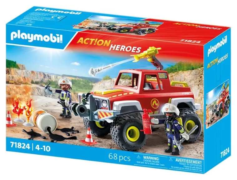 Playmobil, Action Heroes, Wóz strażacki, 71824