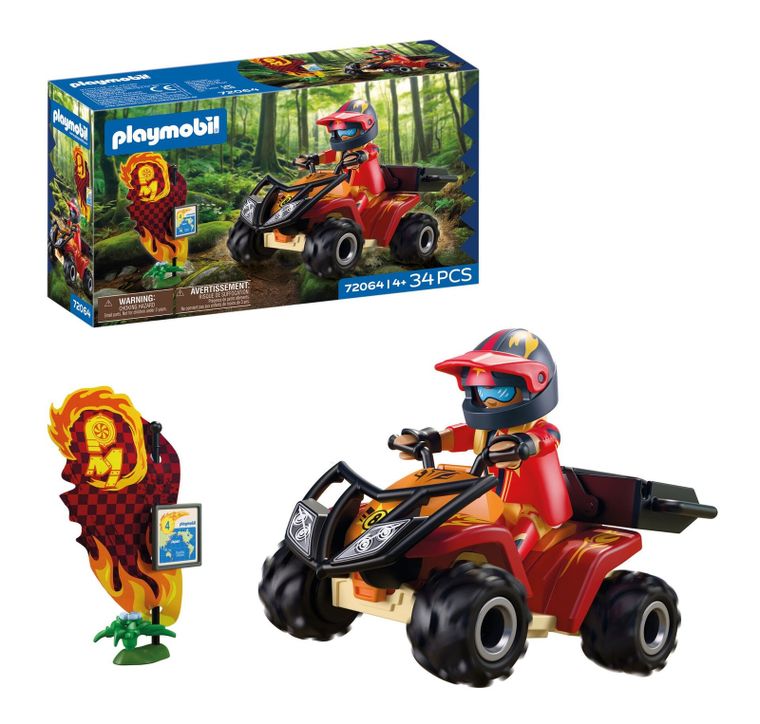 Playmobil, Cars, Terenowy quad, 72064