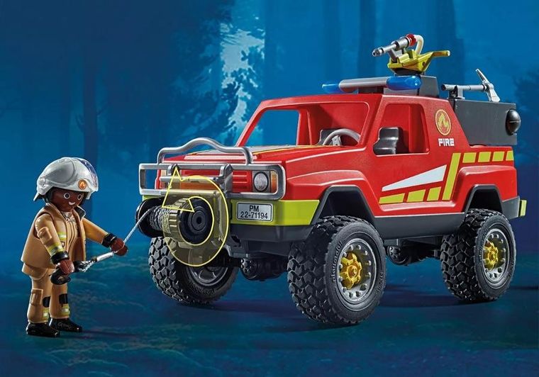 Playmobil, City Action, Ciężarówka Straży Pożarnej, 71194