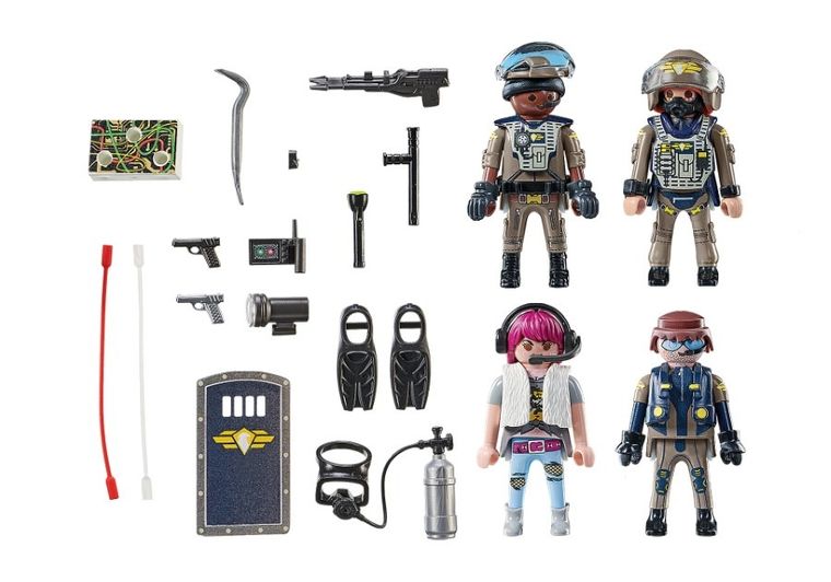 Playmobil, City Action, Jednostka specjalna, zestaw figurek, 71146