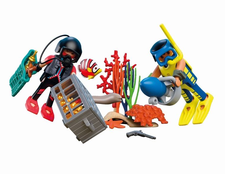 Playmobil, City Action, Nurek policyjny ze skarbem, 72078