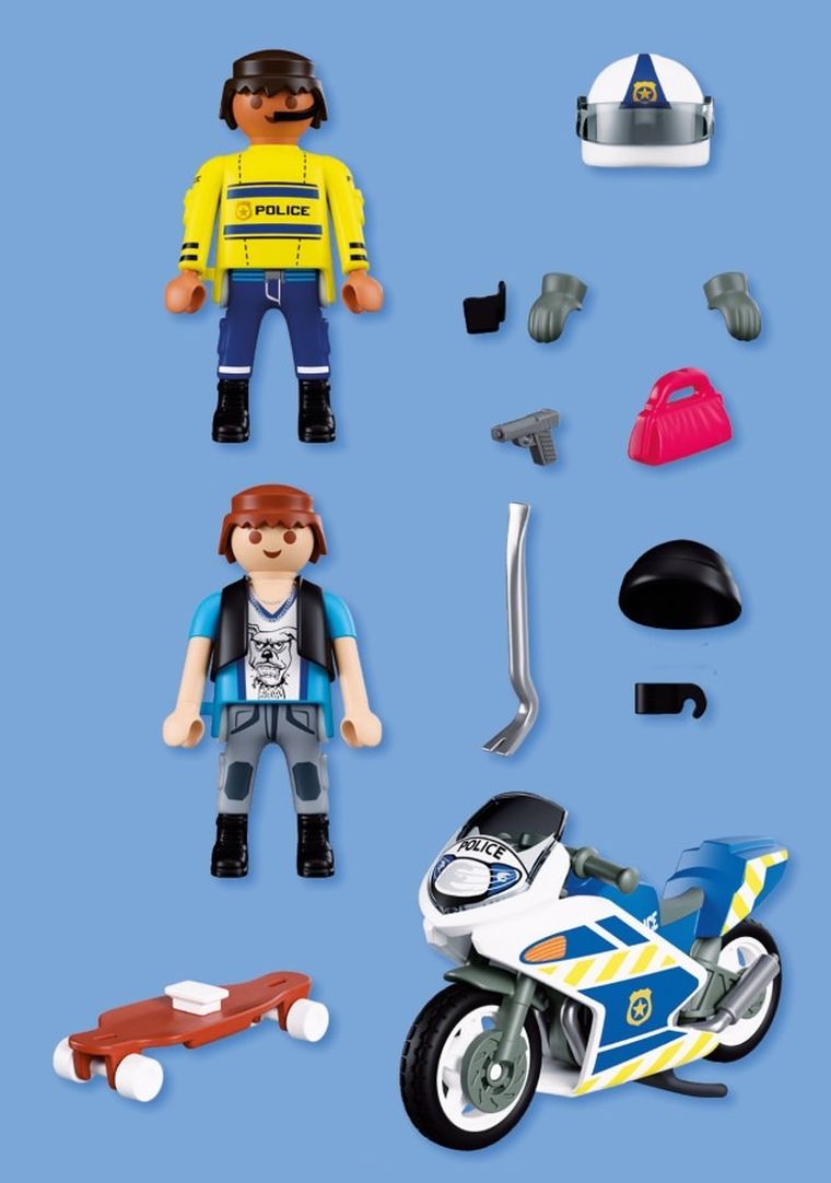 Playmobil, City Action, Pościg motocyklowy, 72079