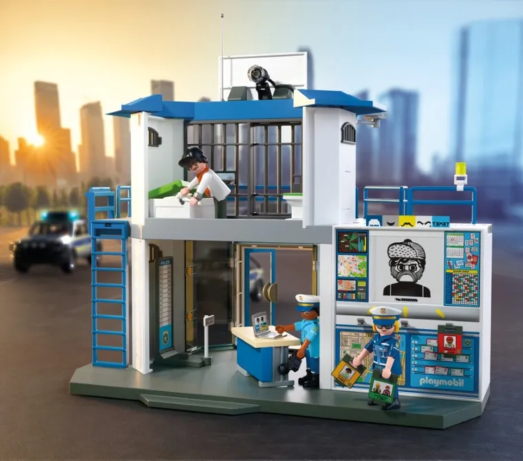 Playmobil, City Action, Posterunek Policji z miejscem przesłuchań, 71874