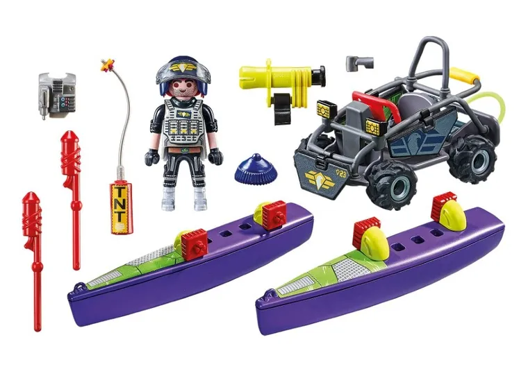 Playmobil, City Action, Quad terenowy jednostki specjalnej, 71147