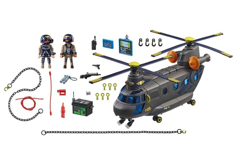Playmobil, City Action, Śmigłowiec ratunkowy jednostki specjalnej, 71149
