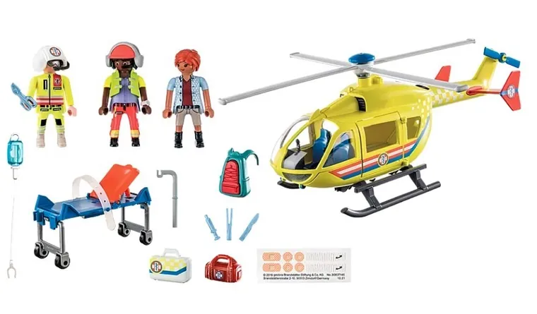 Playmobil, City Life, Helikopter ratunkowy, 71203