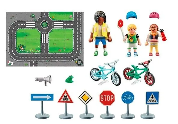 Playmobil, City Life, Kurs rowerowy, 71332