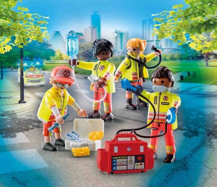 Playmobil, City Life, Zespół ratunkowy, 71244