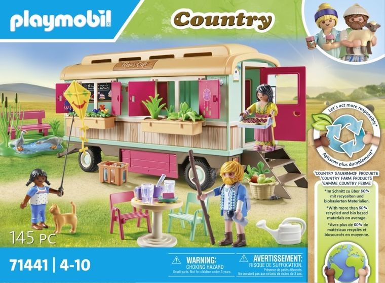 Playmobil, Country, Przytulna kawiarenka w wagonie, 71441