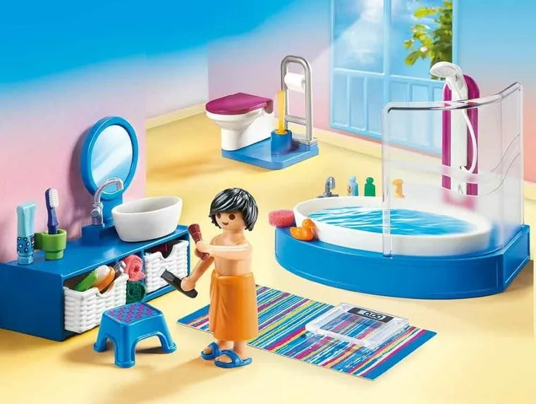 Playmobil, Dollhouse, Łazienka z wanną, 70211