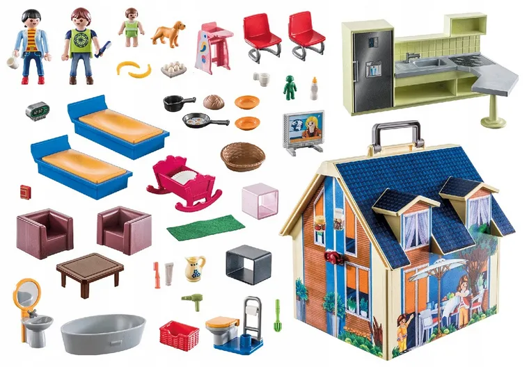 Playmobil, Dollhouse, Przenośny domek dla lalek, 70985