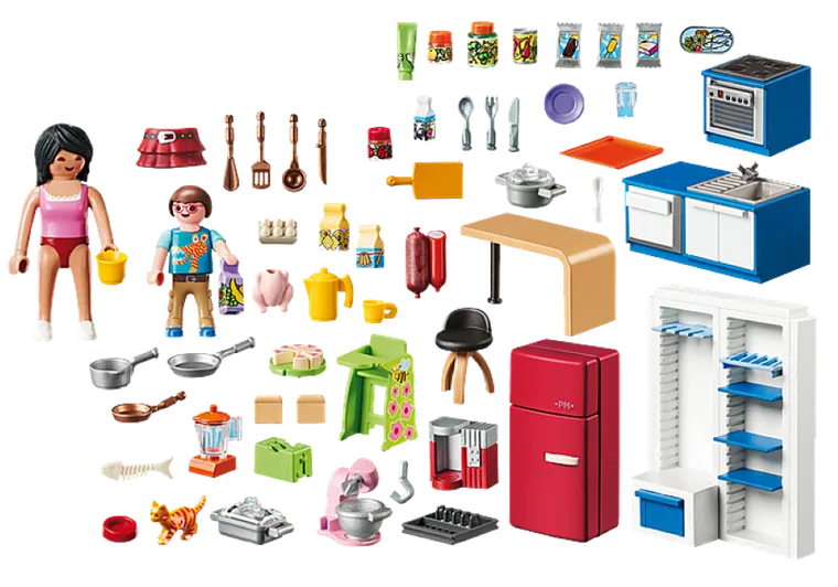 Playmobil, Dollhouse, Rodzinna kuchnia, 70206
