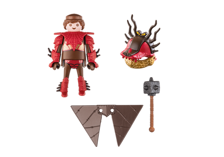 Playmobil, Dragons, Sączysmark w zbroi do latania, 70043