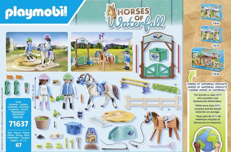 Playmobil, Horses of Waterfall, Nowoczesna arena jeździecka, 71637