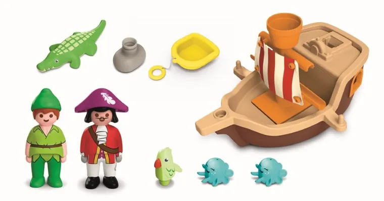 Playmobil, Junior, Disney, Piracki statek Piotrusia Pana, 71769