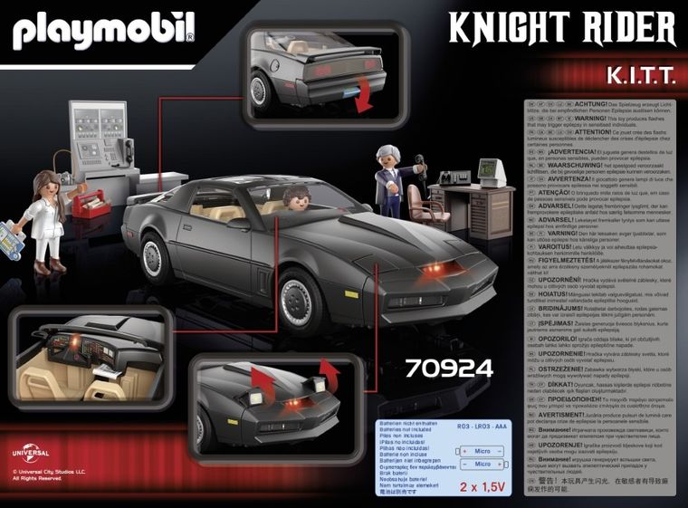 Playmobil, Knight Rider, Knight Rider - K.I.T.T., 70924
