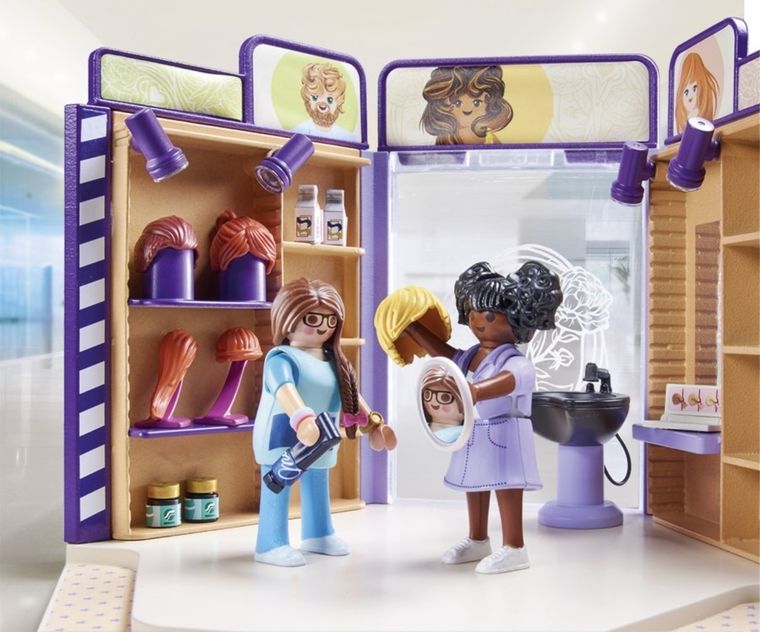 Playmobil, My Life, Barbershop i salon fryzjerski, 71535