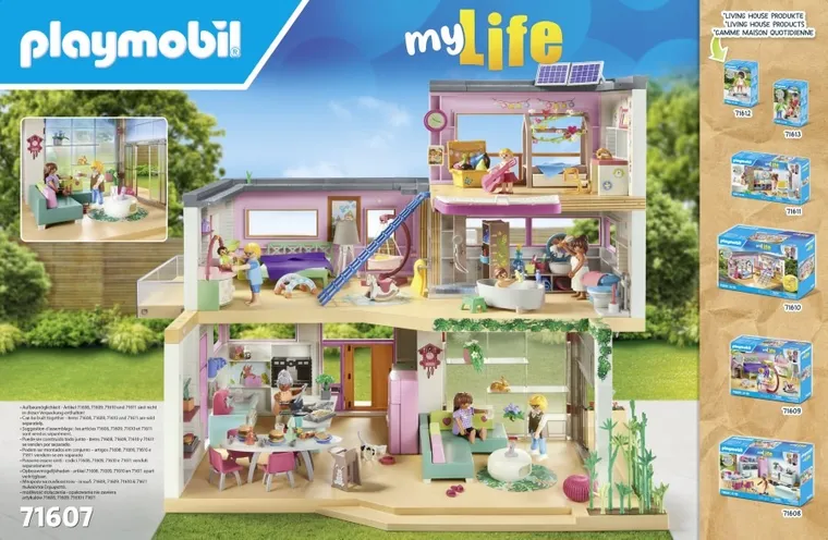 Playmobil, My Life, Dom z ogrodem zimowym, 71607