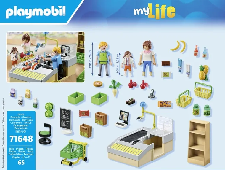 Playmobil, My Life, Ekologiczny supermarket, 71648