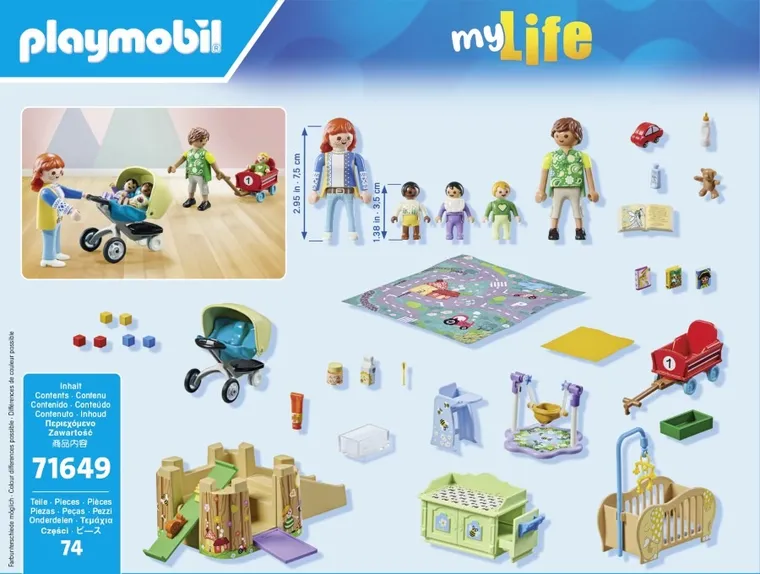 Playmobil, My Life, Grupa maluchów, 71649