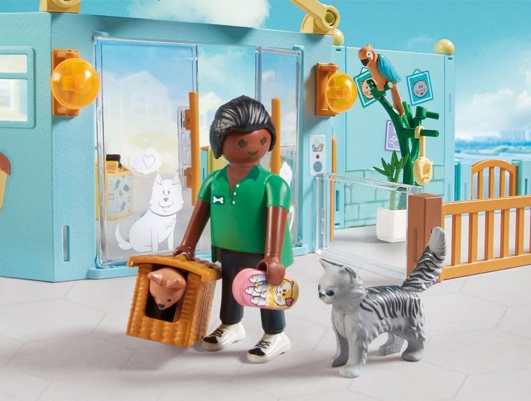 Playmobil, My Life, Hotel dla zwierząt, 71742