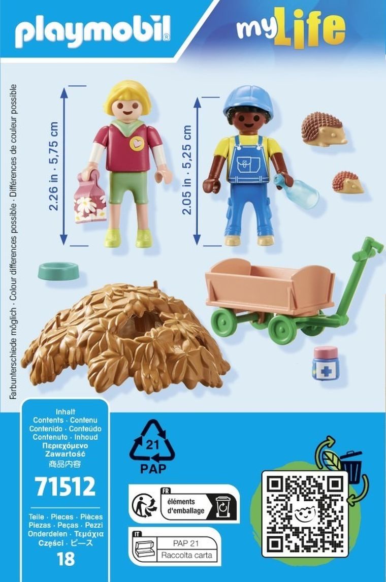 Playmobil, My Life, Opieka nad jeżami, 71512