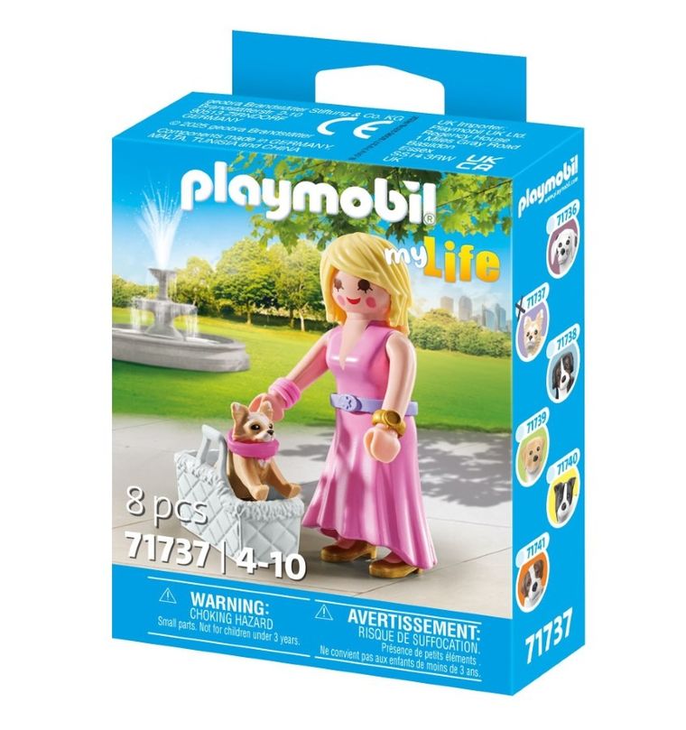 Playmobil, My Life, Pani z chihuahuą, 71737