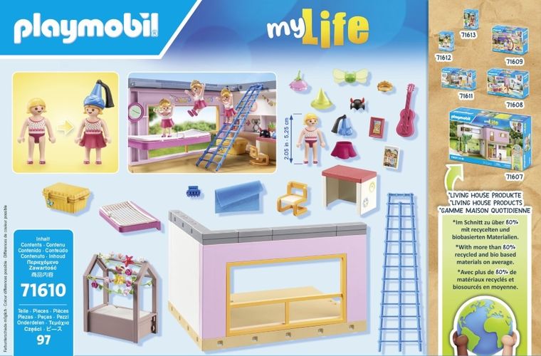 Playmobil, My Life, Pokój dziecięcy, 71610
