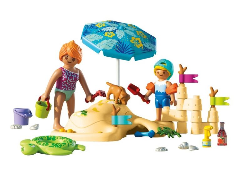 Playmobil, My Life, Rodzina na plaży, 71906