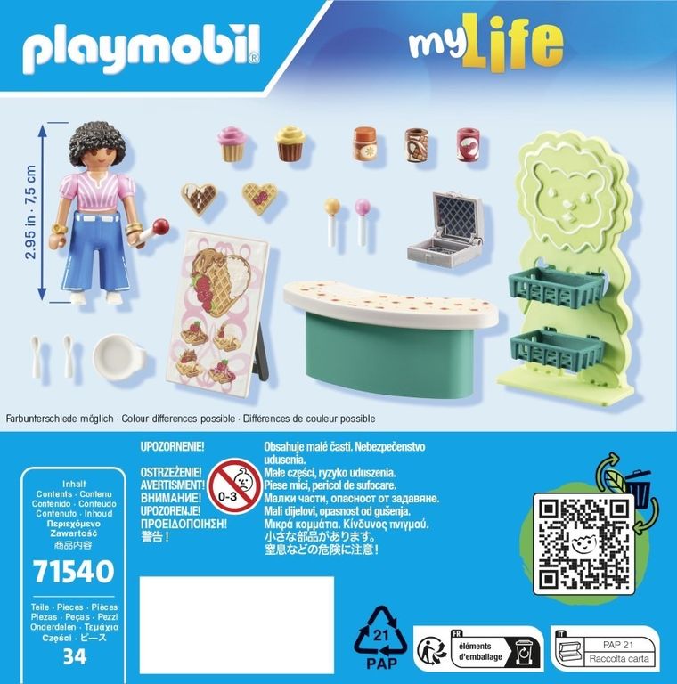 Playmobil, My Life, Stoisko ze słodyczami, 71540