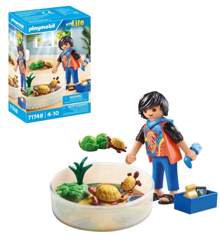 Playmobil, My Life, Terrarium z żółwiami, 71748