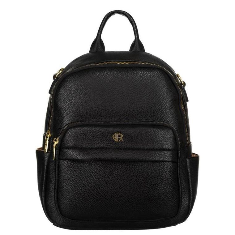 Plecak, czarny, skóra ekologiczna, Rovicky