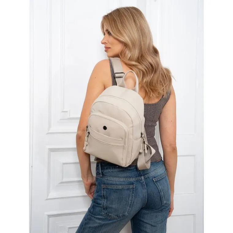 Plecak miejski, beżowy, Peterson