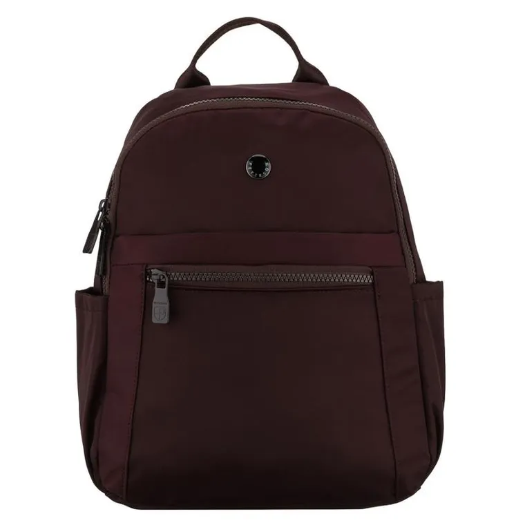 Plecak miejski, bordowy, Peterson