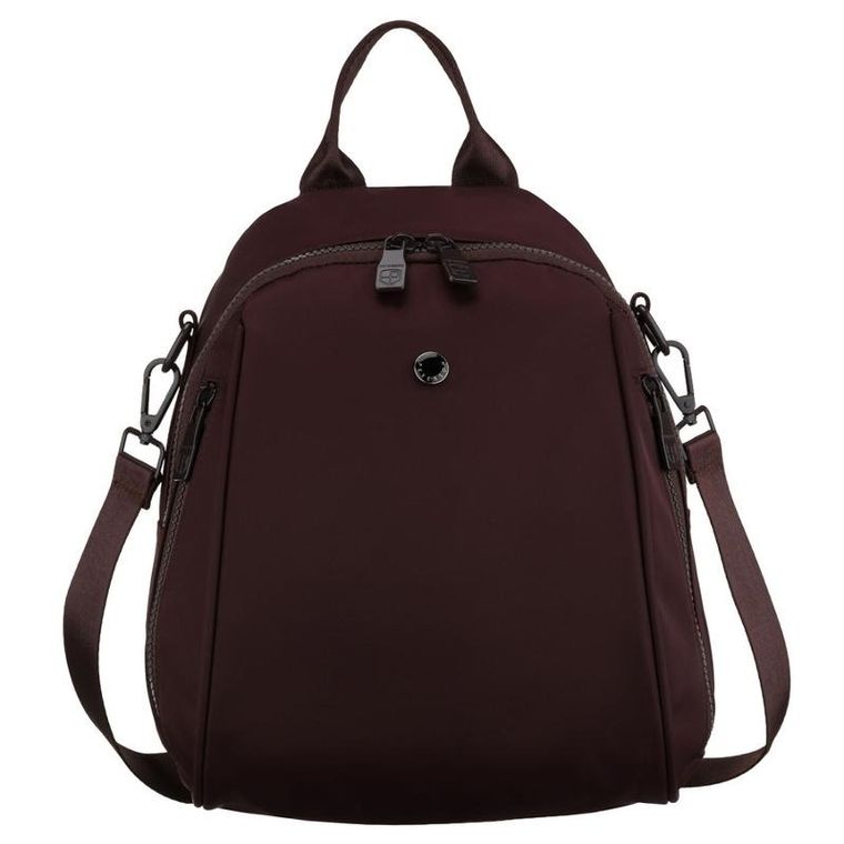 Plecak miejski, bordowy, Peterson