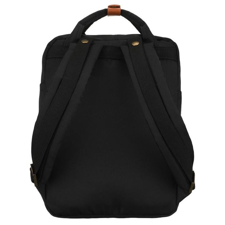 Plecak miejski, czarno-brązowy, Peterson